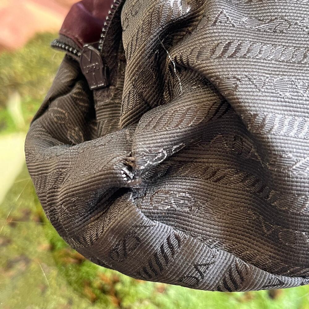 PRADA Purple Satin Pouch - Picture 8 of 11